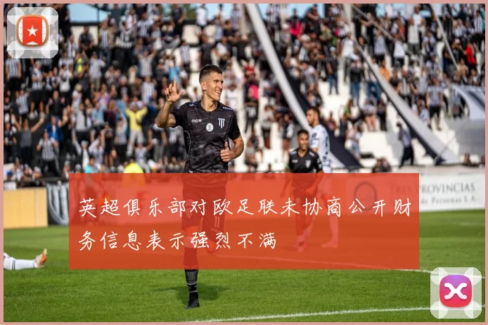 英超俱乐部对欧足联未协商公开财务信息表示强烈不满